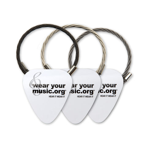 Metallic Trio Guitar String Bracelet 3 Pack