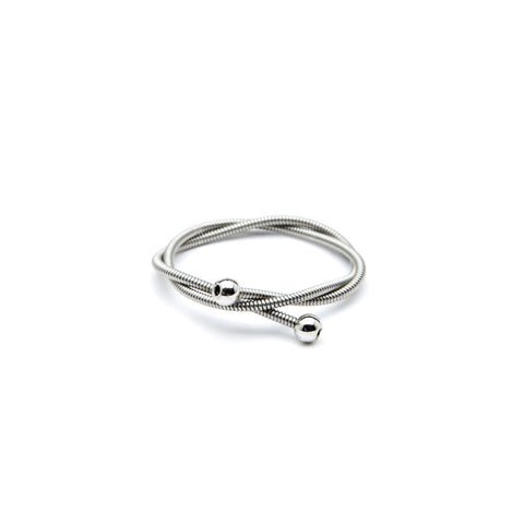 Simply Silver Guitar String Ring
