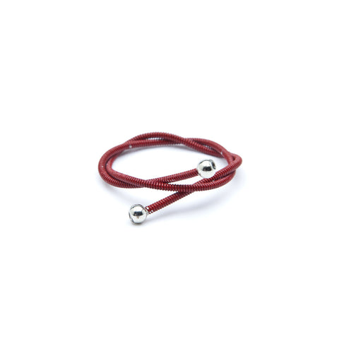 Rock Star Red Guitar String Ring