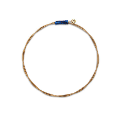 Royal Blue Recycled Guitar String Bracelet